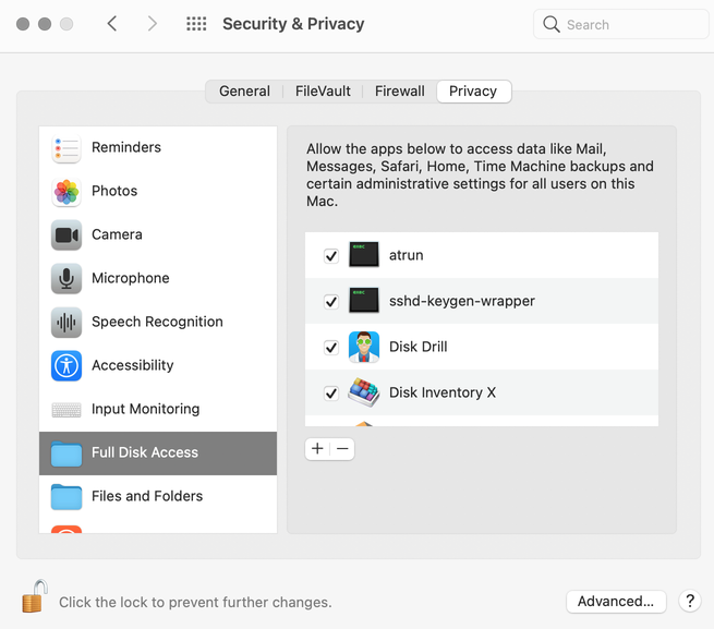 Security & Privacy Preferences